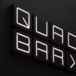 neon letters "quad bar"